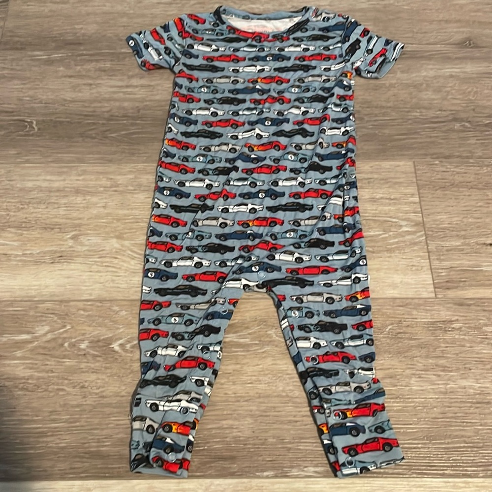 Posh Peanut Miles Short Sleeved One Piece Snap Bottom Romper